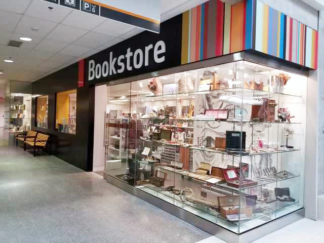 The medical bookstore storefront