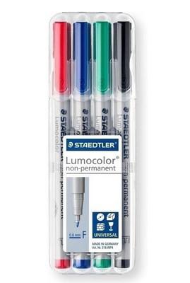 Marker Set Medium 4 Colors Non Permanent