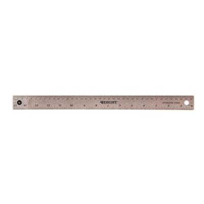 Ruler Stainless Steel 15"