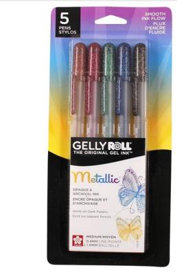 Gellyroll Pen Metallic Hot 5 Pk