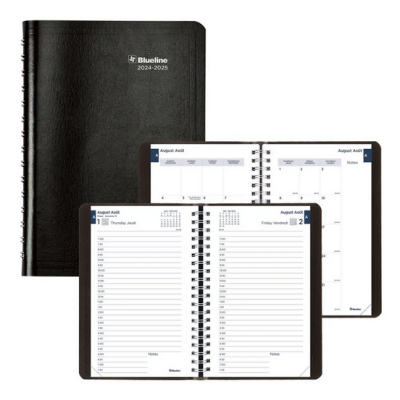 Daily/Montly Planners  (Black/ 8 X 5) 2025