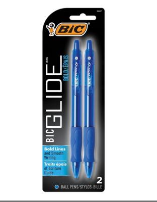 Bic Glide Bold  2pk Blue