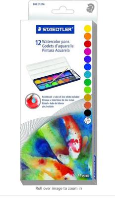 Watercolour Pan Set 14/Pc