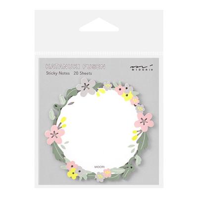 Sticky Notes Die-Cutting Wreath