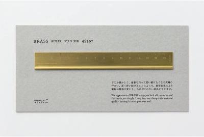 Midori Brass Ruler