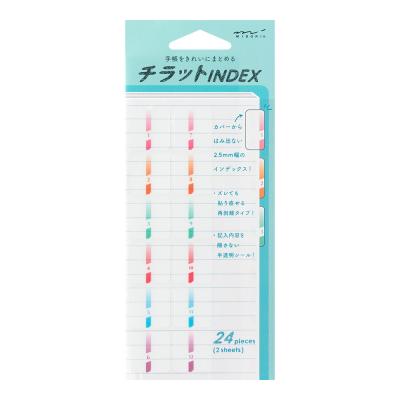 Index Label Chiratto Number Color