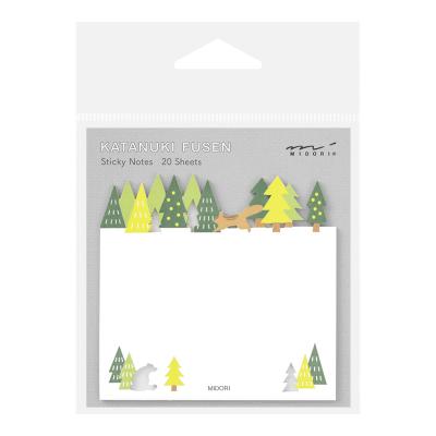 Sticky Notes Die-Cutting Forest