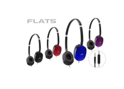 Airy Flats On Ear Haesdphones With Remote&Mic Wired Blk