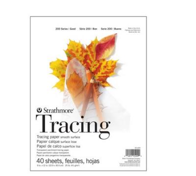 Strathmore 200 Series Tracing Pad, White, 9" X 12", 40 Sheet