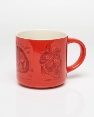 Ceramic Mug 15 Oz Anatomical Heart