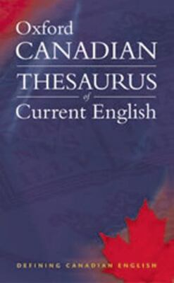 Oxford Canadian Thesaurus Of Current English