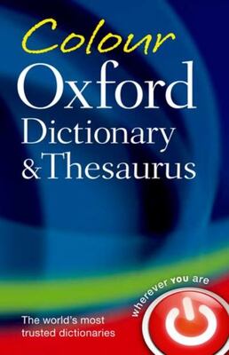 Colour Oxford Dictionary And Thesaurus 3e
