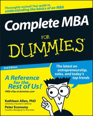 Complete Mba For Dummies 2e