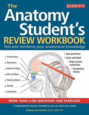 Anatomy Student's Review Workbook: Test And Reinforce Your A